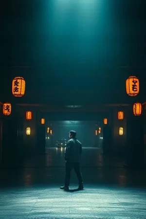 2828影视首屏主推悬疑剧《雾中灯塔》竖版海报，灯塔与海面夜色