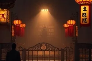 乡土剧《渡口来信》江边渡船与晨雾剧照