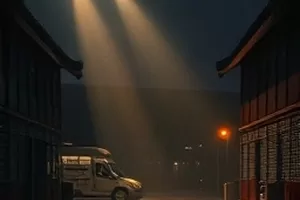 广播剧《榕树下的电台》老式收音机与榕树剧照